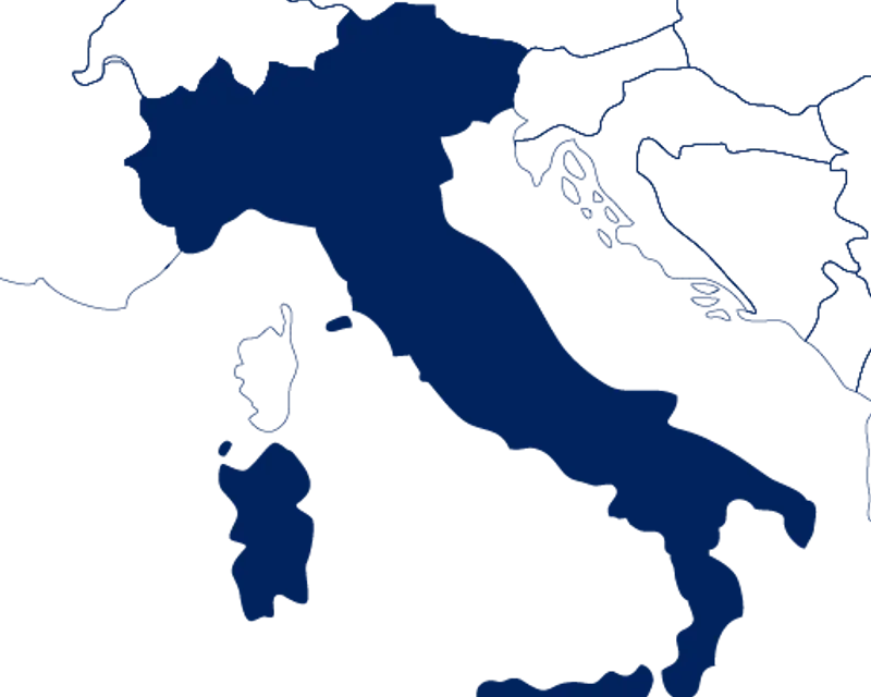 map of italy