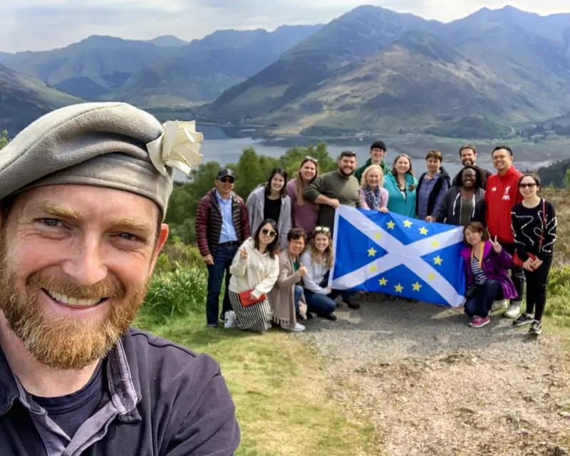 Rabbie's Group on Tour in Scotland