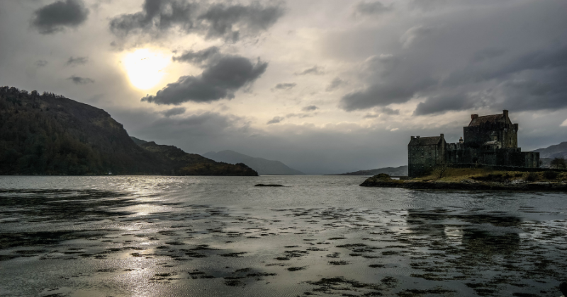 a view of Eilean Donan Castle, one of the best things to see in Scotland