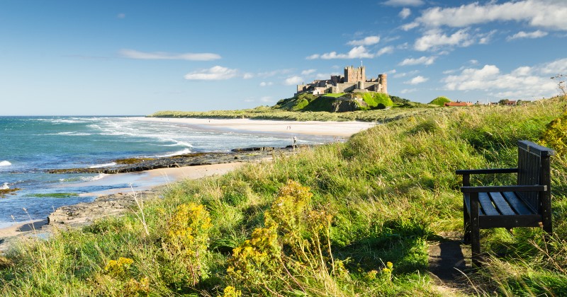 Bamburgh Beach, Northumberland, England