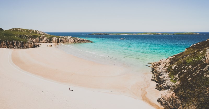 Balnakeil Beach near Durness in Scotland