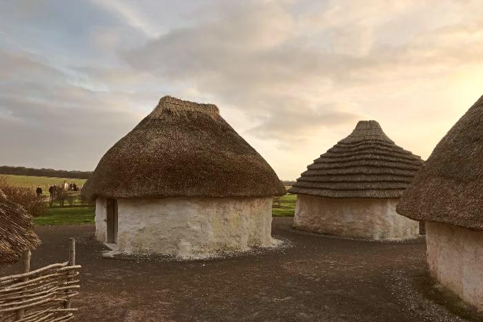 Stonehenge huts