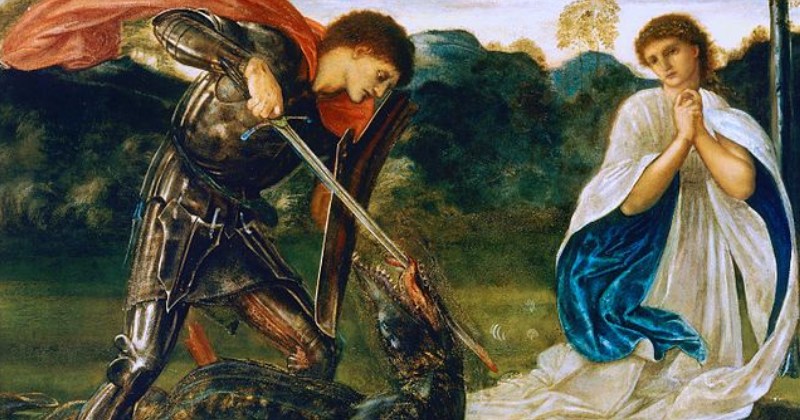 st george slaying a dragon