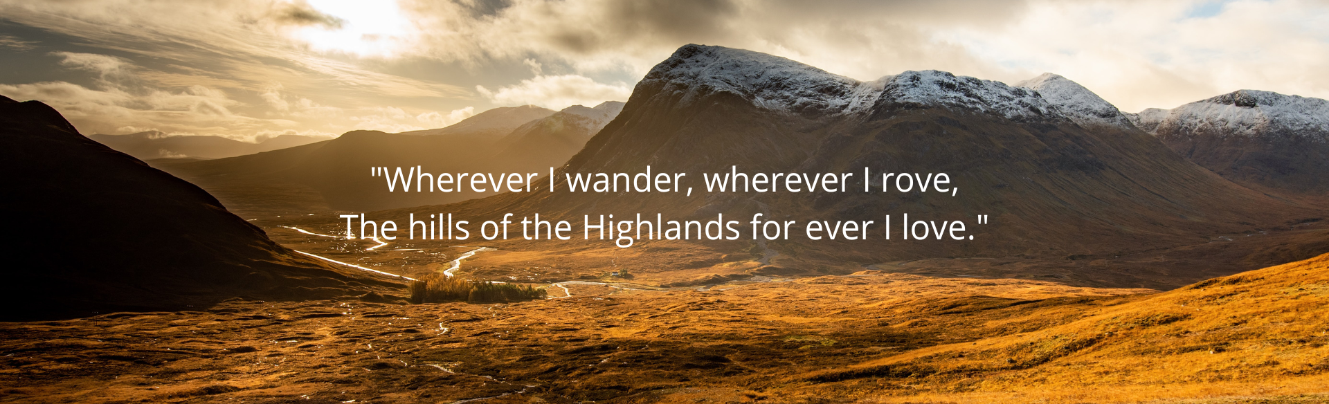 Glencoe and Robert Burns quote