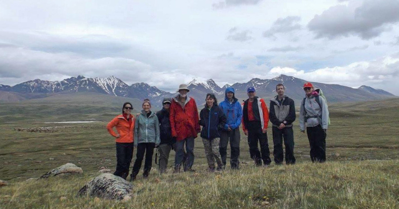 tour group in mongolia