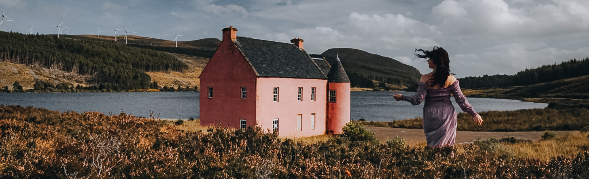 the pink house at green loch