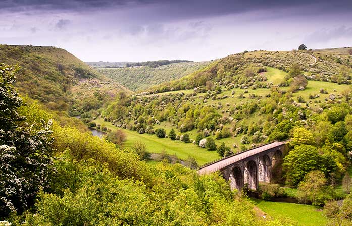 Headstone Viaduct in Monsal Dales