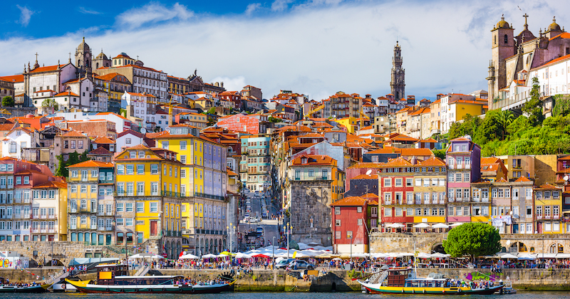 the colourful houses of Porto one of the best solo travel destinations